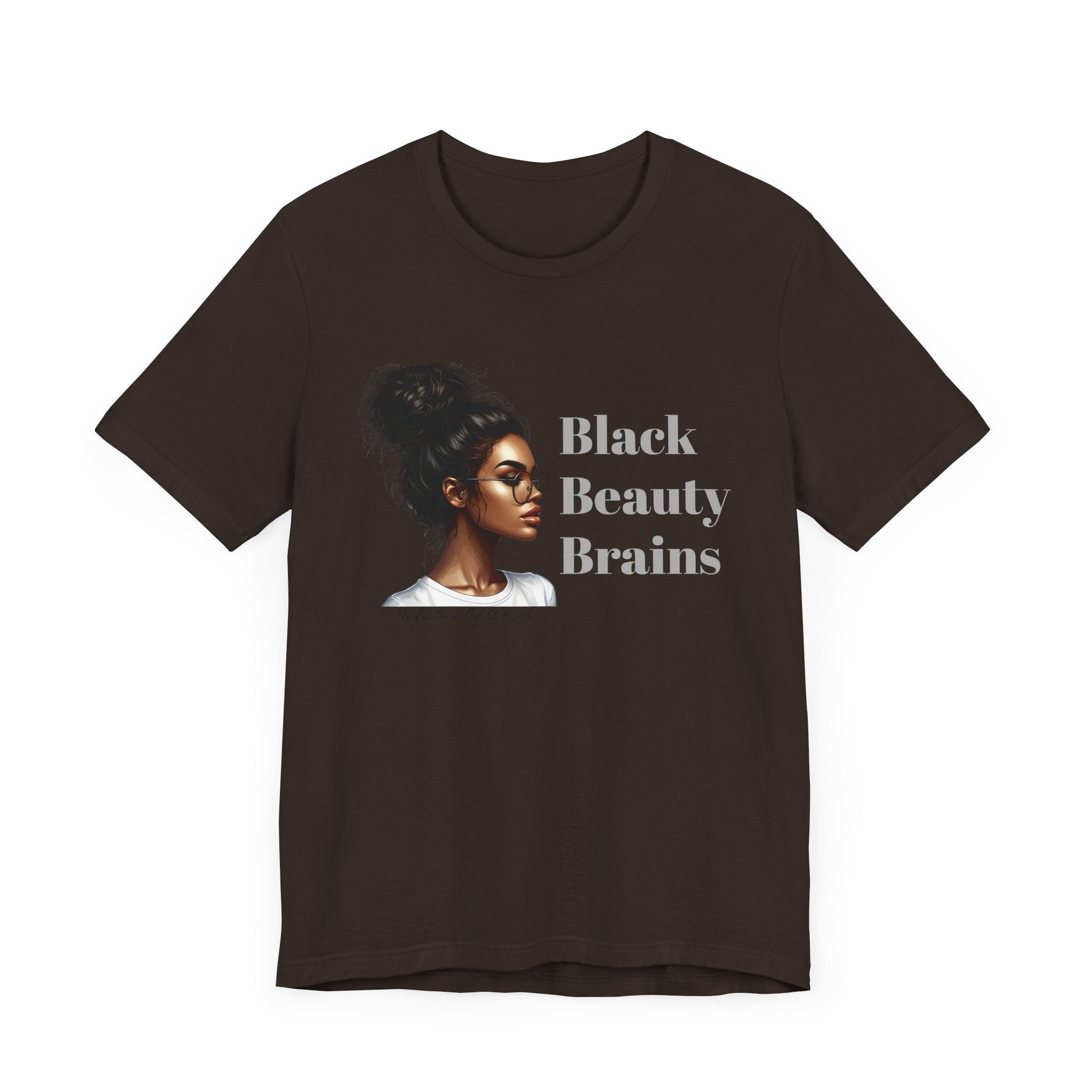 Black, beauty and Brains Sleeve Tee